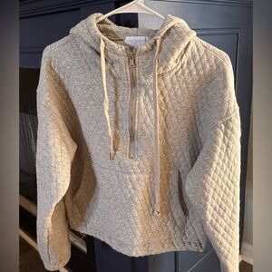 Burn boot camp quilted hoodie